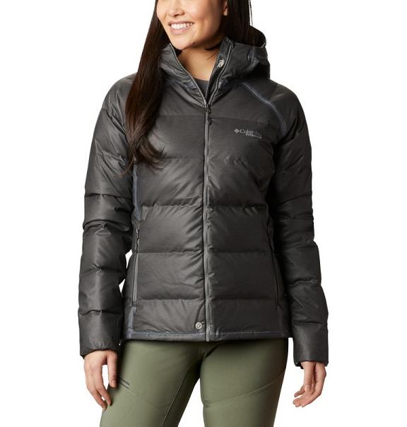 Columbia OutDry Ex Down Jacket Black For Women's NZ6974 New Zealand